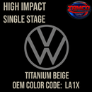 Tamco Paint Volkswagen Titanium Beige code LA1X OEM High Impact Series Single Stage