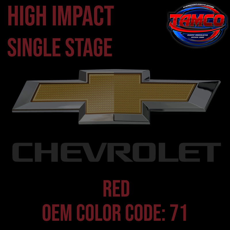 Chevrolet Red | 71 | 1977-1978 | OEM High Impact Series Single Stage