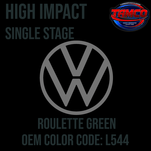 Tamco Paint Volkswagen Roulette Green Code L544 OEM High Impact Series Single Stage