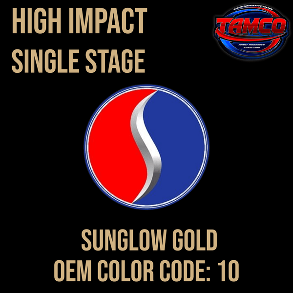 Tamco Paint Studebaker Sunglow Gold Code 10 OEM High Impact Single Stage