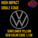Tamco Paint Volkswagen Sunflower Yellow Code L13K OEM High Impact Series Single Stage