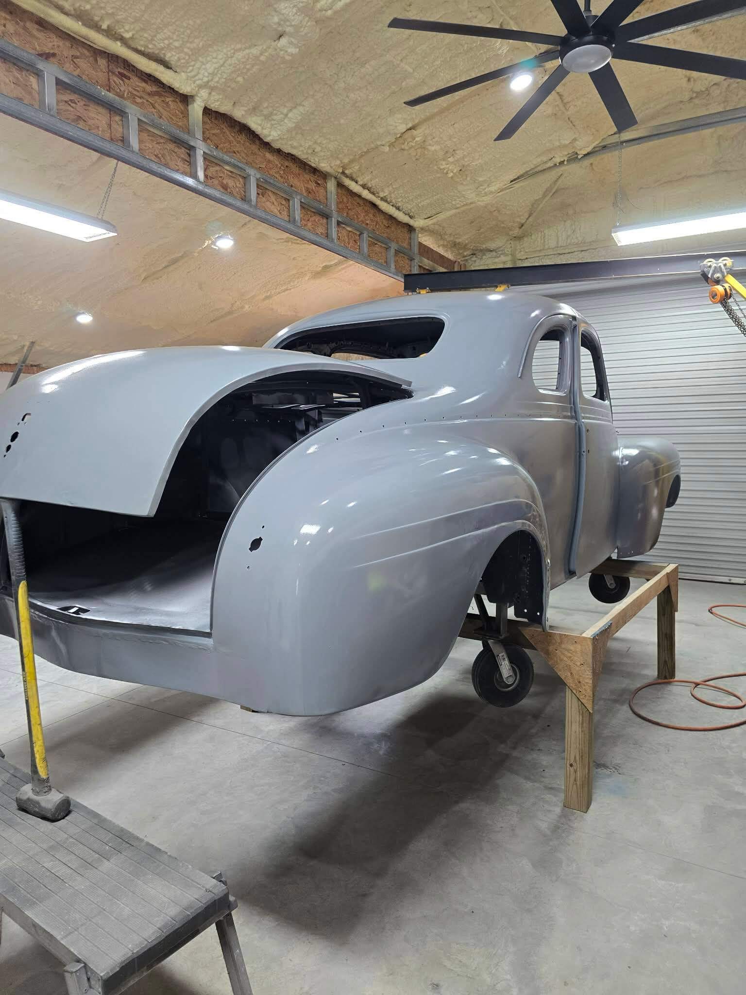 Tamco Paint HP661 Grey DTA Epoxy Kit in 1940 Plymouth Coupe