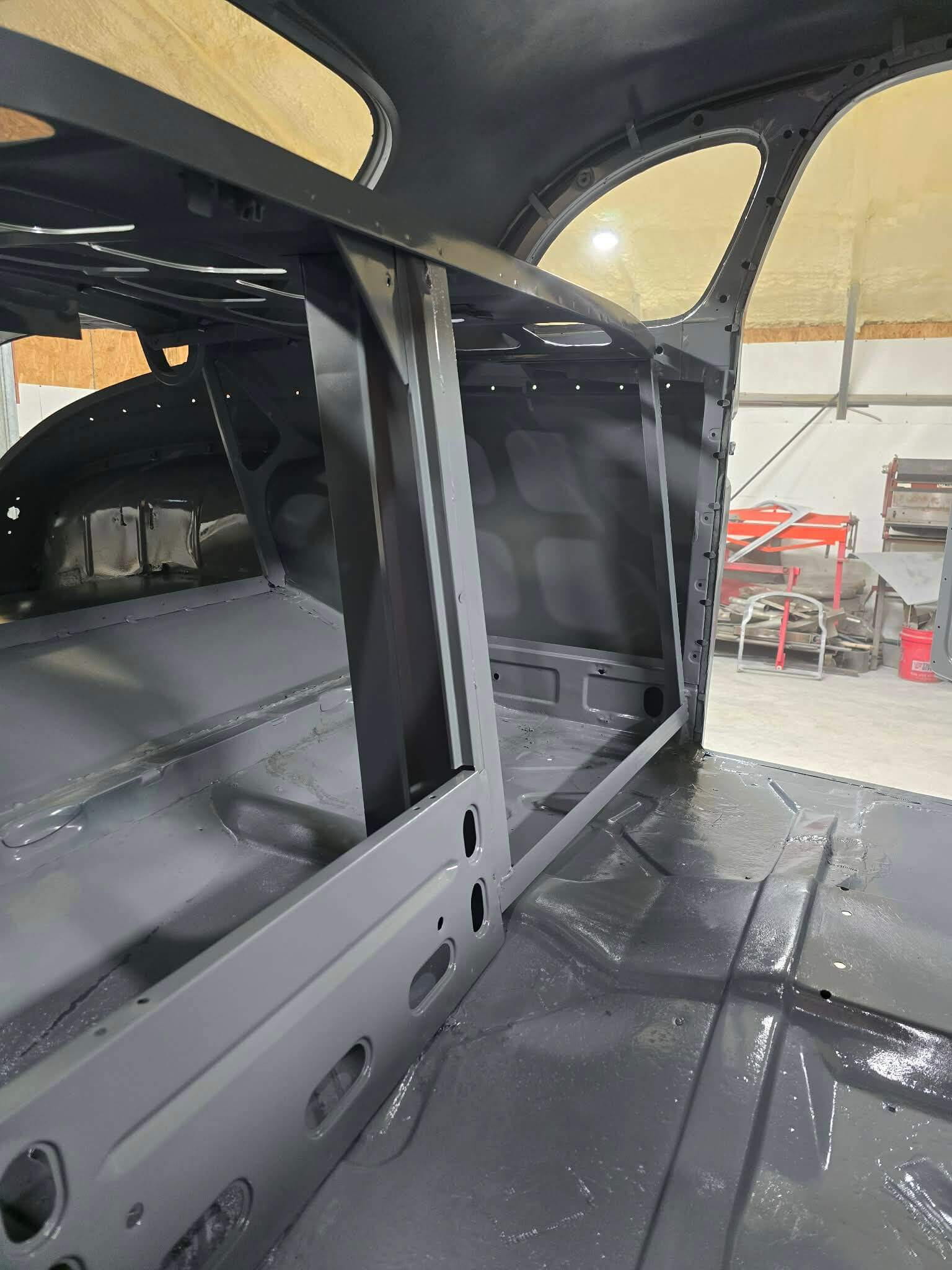 Tamco Paint HP661 Grey DTA Epoxy Kit in 1940 Plymouth Coupe