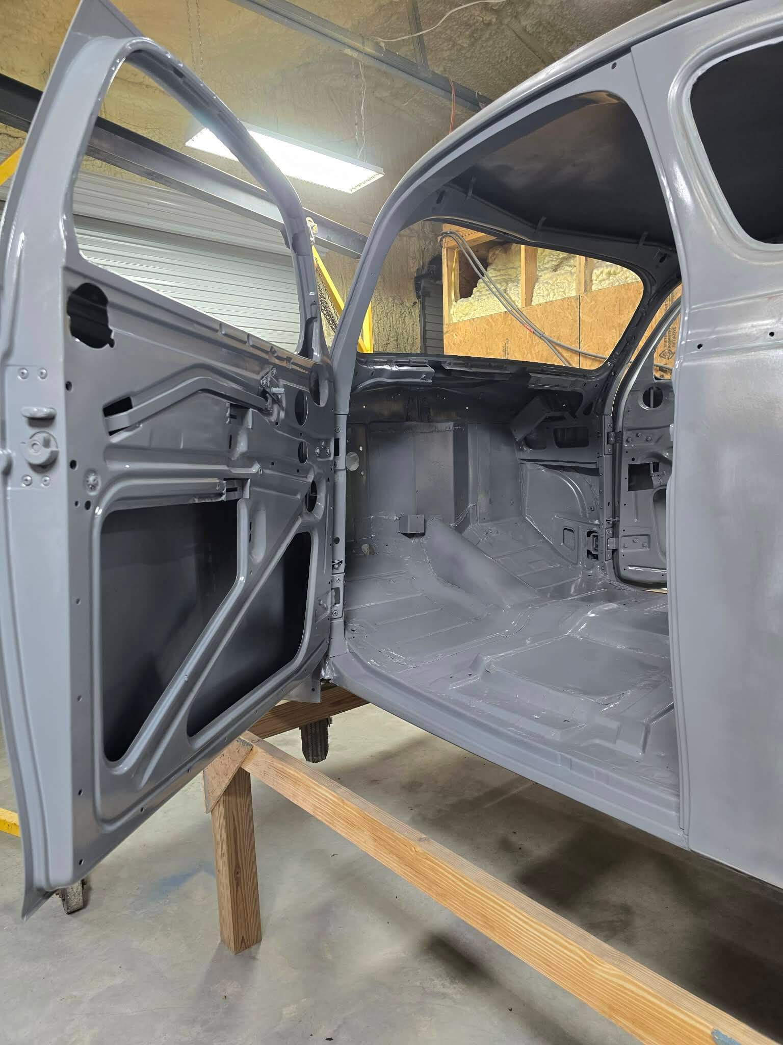 Tamco Paint HP661 Grey DTA Epoxy Kit in 1940 Plymouth Coupe