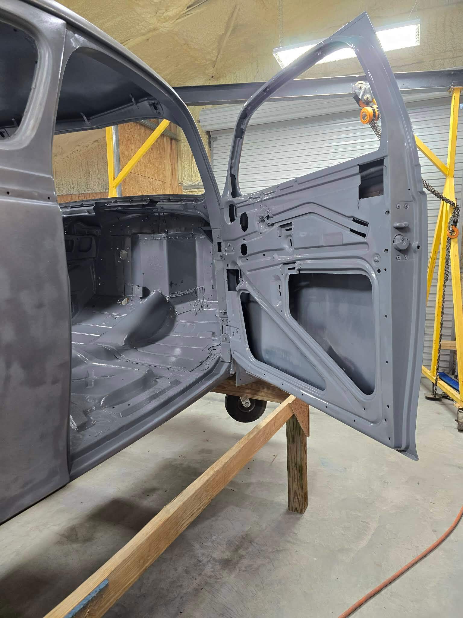 Tamco Paint HP661 Grey DTA Epoxy Kit in 1940 Plymouth Coupe
