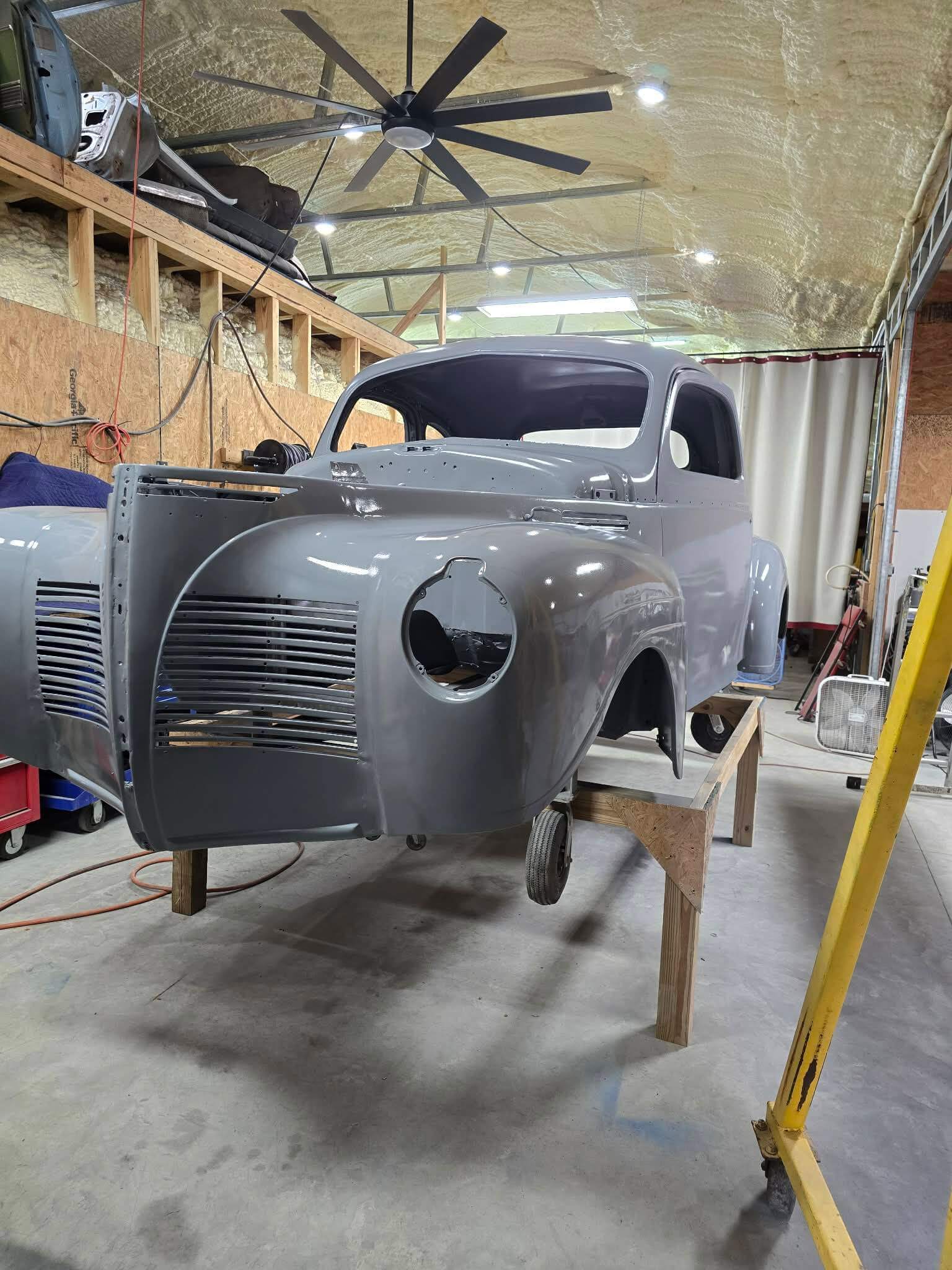 Tamco Paint HP661 Grey DTA Epoxy Kit in 1940 Plymouth Coupe