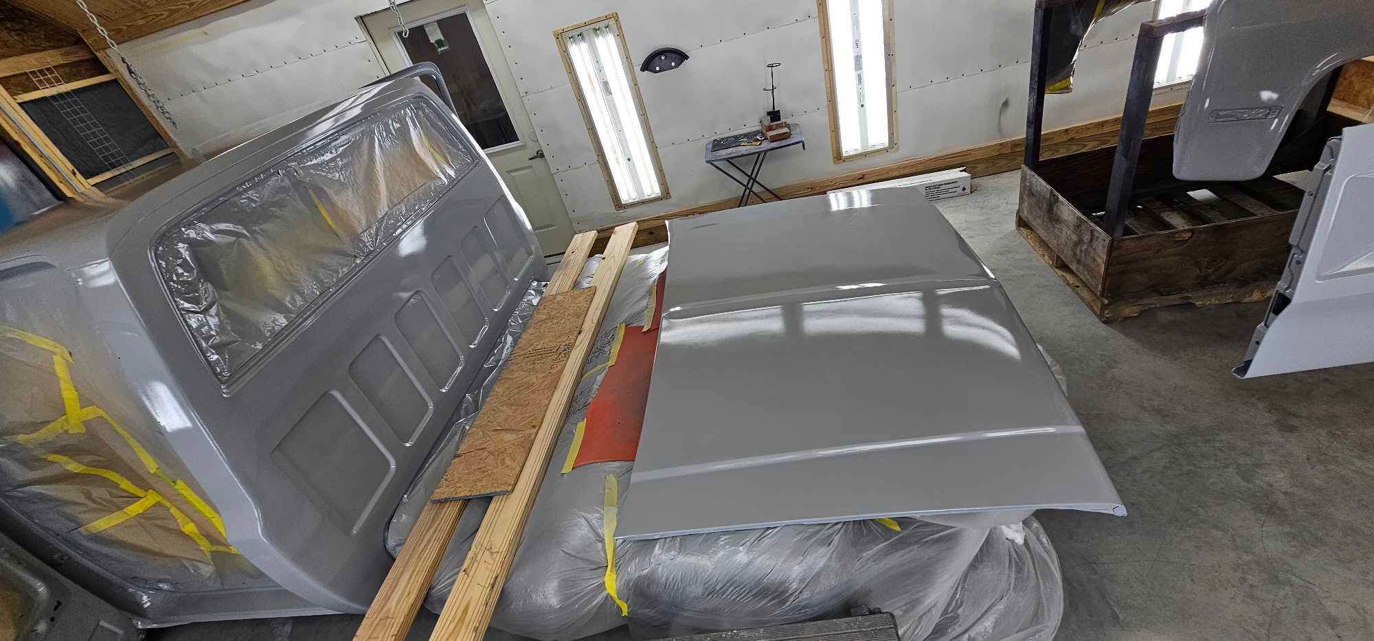 Tamco Paint HP661 Grey DTA Epoxy in 1986 GMC C10