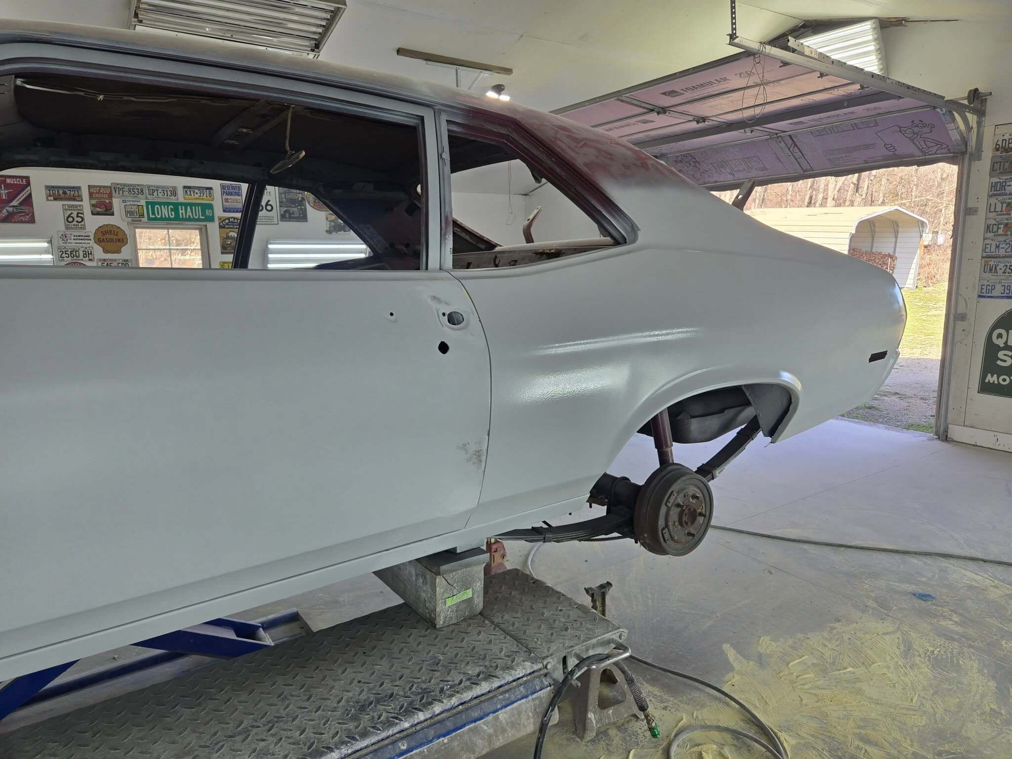 Tamco Paint HP661 Grey DTA and HP5310 Grey DTM on Chevrolet Nova