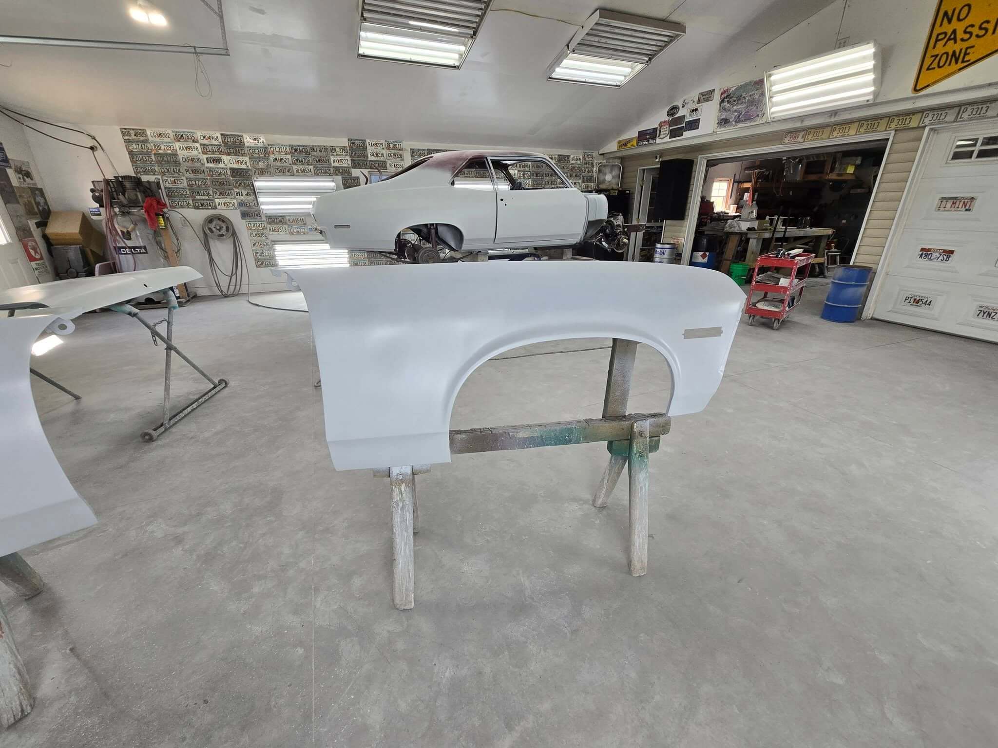 Tamco Paint HP661 Grey DTA and HP5310 Grey DTM on Chevrolet Nova