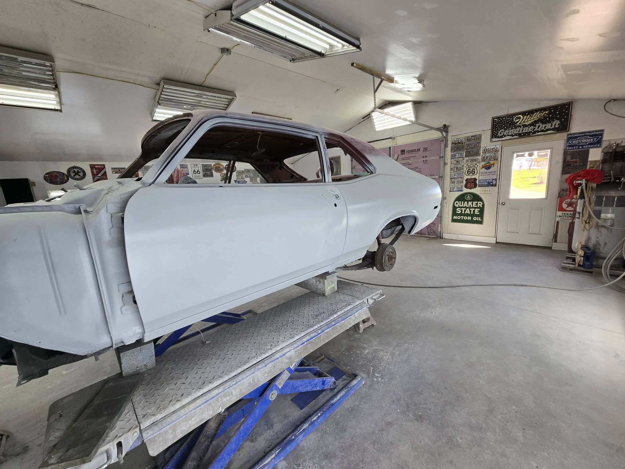 Tamco Paint HP661 Grey DTA and HP5310 Grey DTM on Chevrolet Nova