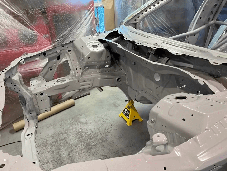 Tamco Paint HP661 Grey DTA Epoxy on Acura TSX
