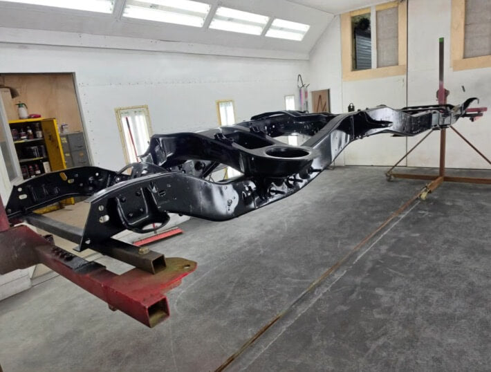 Tamco Paint HP662 Black DTA Epoxy Kit on C10 Frame