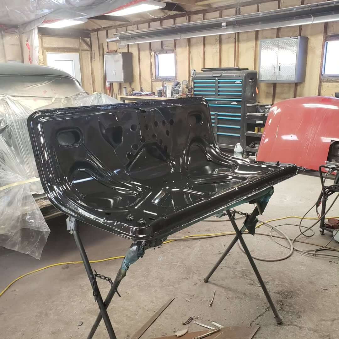 Tamco Paint HP662 Black DTA Epoxy Kit in 1955 Chevrolet 210