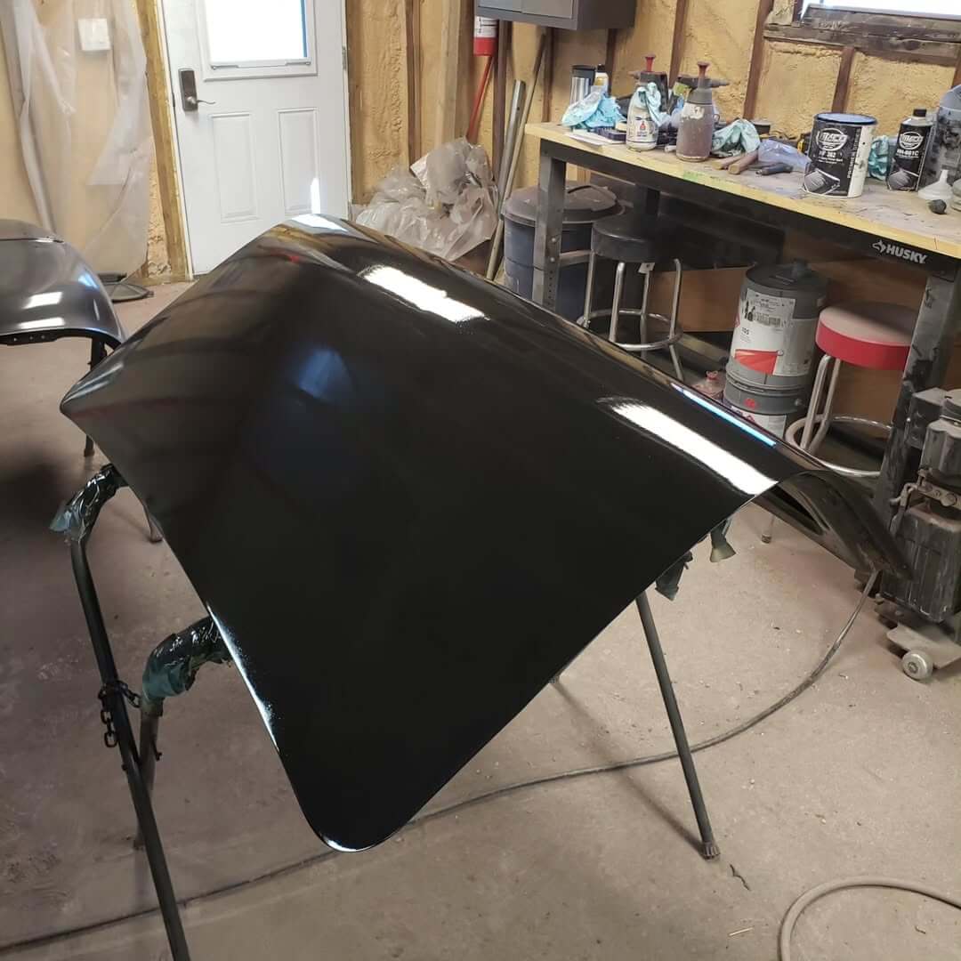 Tamco Paint HP662 Black DTA Epoxy Kit in 1955 Chevrolet 210