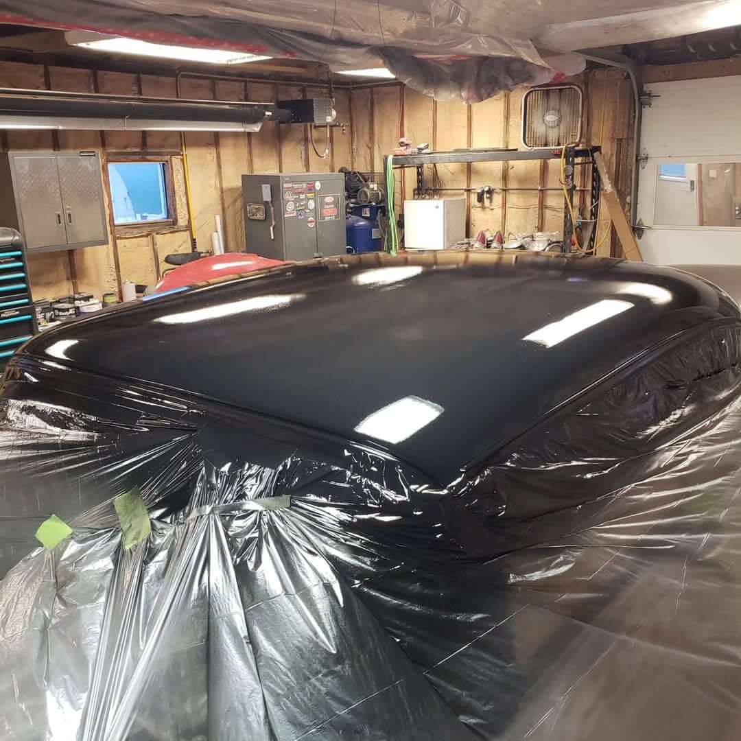 Tamco Paint HP662 Black DTA Epoxy Kit in 1955 Chevrolet 210