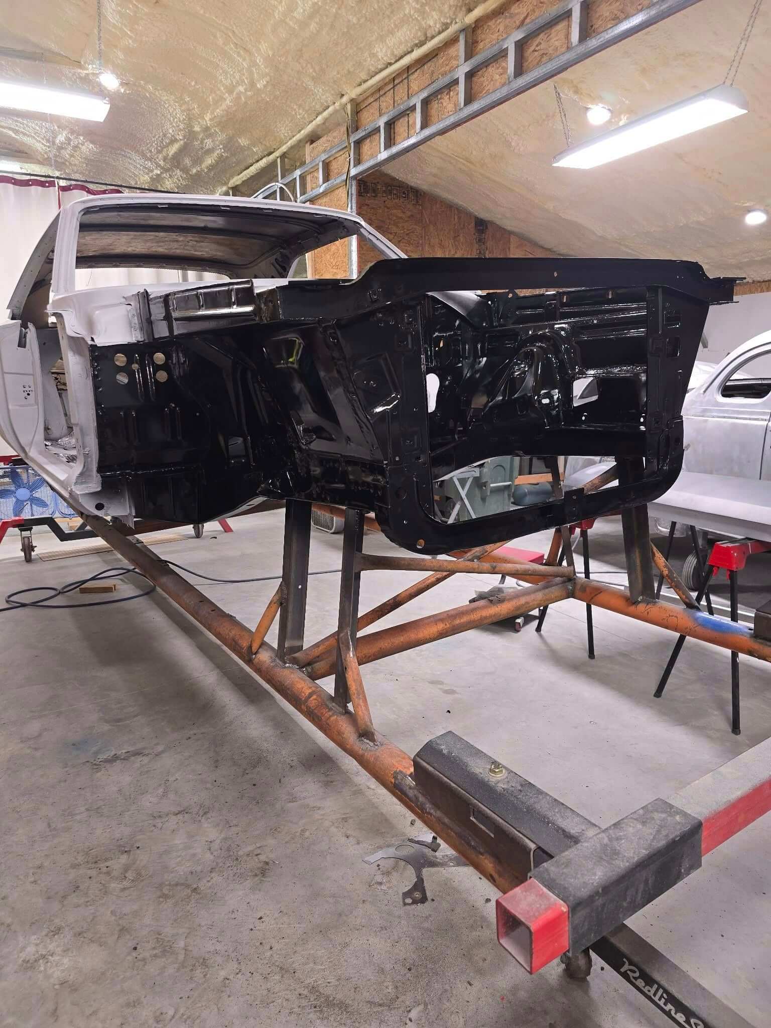 Tamco Paint HP662 Black DTA Epoxy Kit in 1968 Dodge Charger