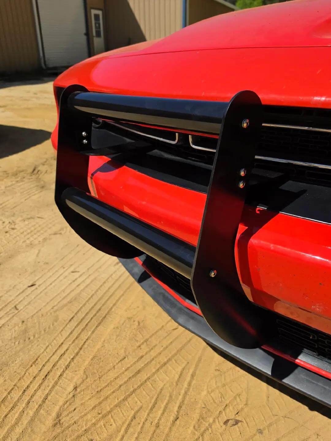 Tamco Paint HP662 Black DTA Epoxy on Challenger 15-23 Crash Bar