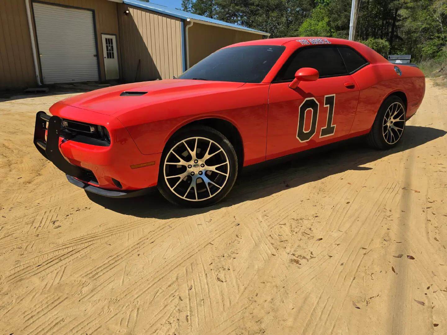 Tamco Paint HP662 Black DTA Epoxy on Challenger 15-23 Crash Bar