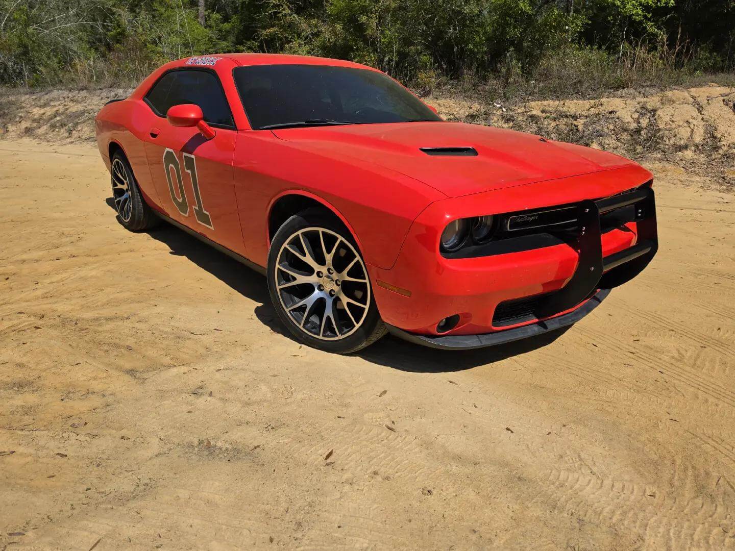 Tamco Paint HP662 Black DTA Epoxy on Challenger 15-23 Crash Bar