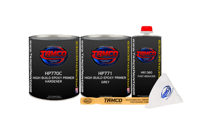  Tamco Paint HP770C High Build Epoxy Primer Hardener  / HP771 High Build Epoxy Primer  Grey  / HR1360  Fast  Reducer Quart