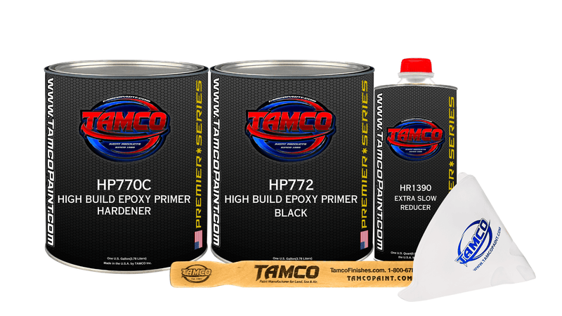 Tamco Paint HP770C High Build Epoxy Primer Hardener  / HP772 High Build Epoxy Primer Black/ HR1390 Extra Slow Reducer Gallon