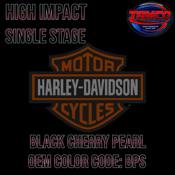 Harley Davidson Black Cherry Pearl | BPS | 2005-2008 | OEM High Impact Series Single Stage