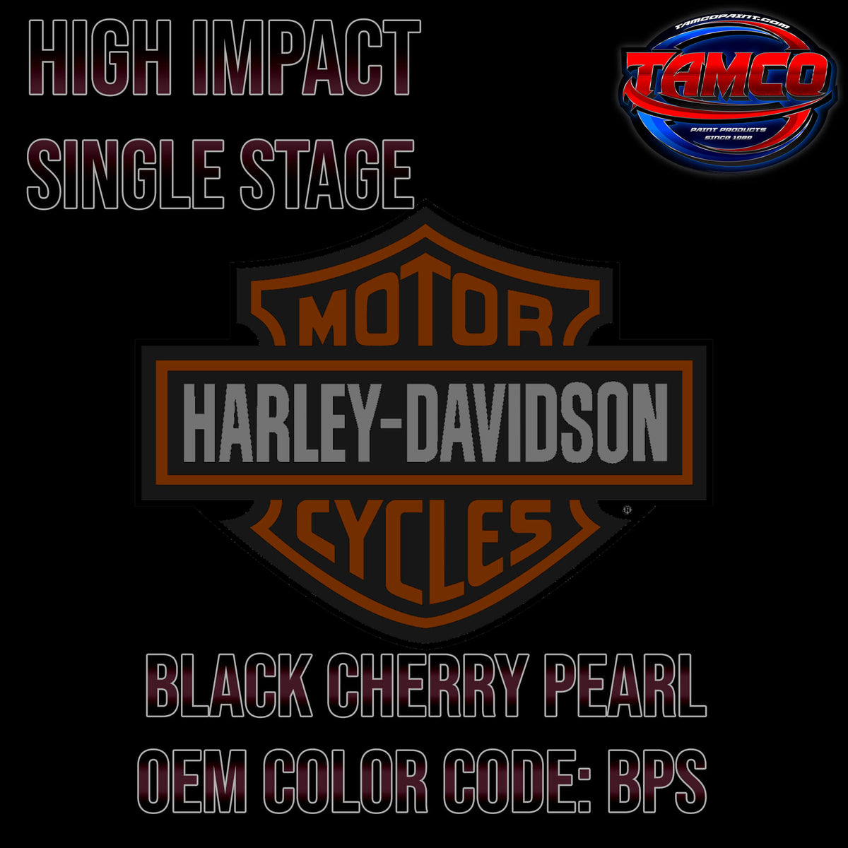 Harley Davidson Black Cherry Pearl | BPS | 2005-2008 | OEM High Impact