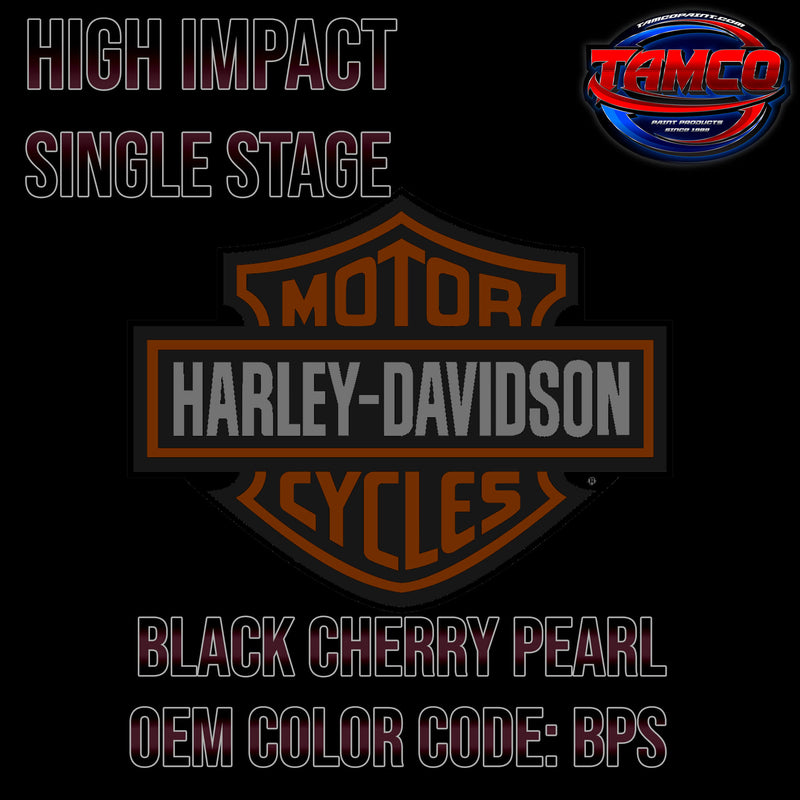 Harley Davidson Black Cherry Pearl | BPS | 2005-2008 | OEM High Impact Series Single Stage