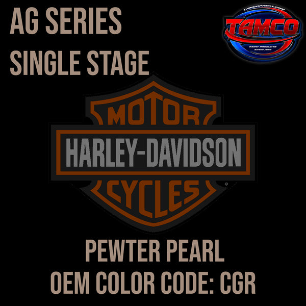 Harley Davidson Pewter Pearl | CGR | 2009 | OEM AG Series Single Stage