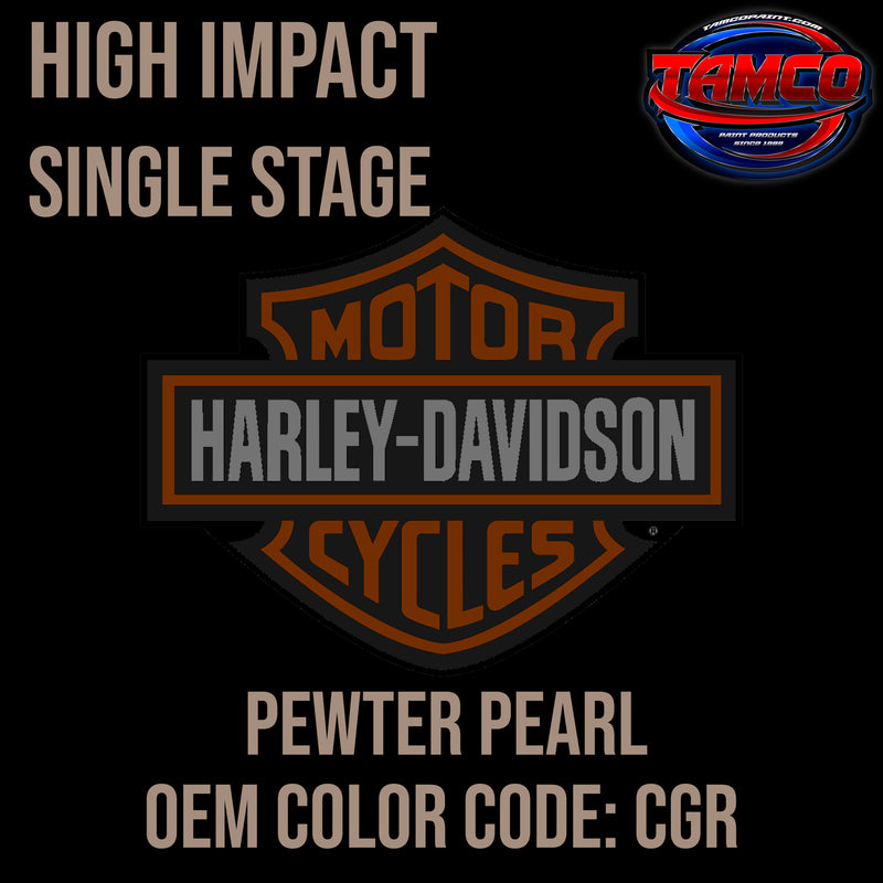 Harley Davidson Pewter Pearl | CGR | 2009 | OEM High Impact Series Single Stage