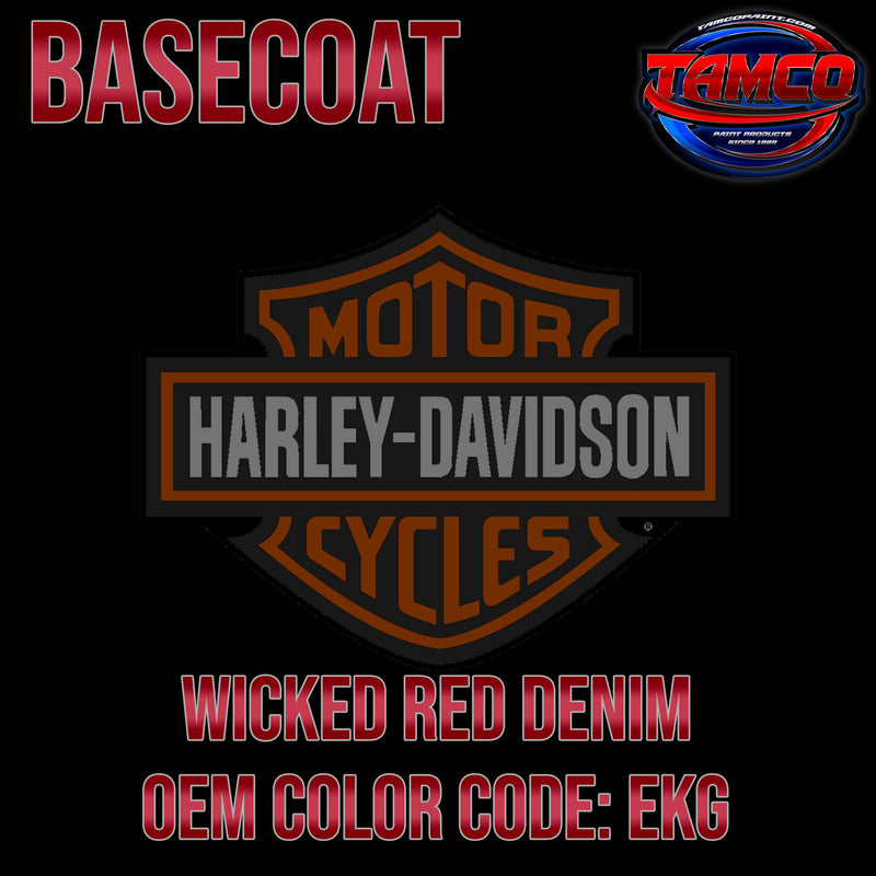 WICKED RED DENIM OEM BASECOAT