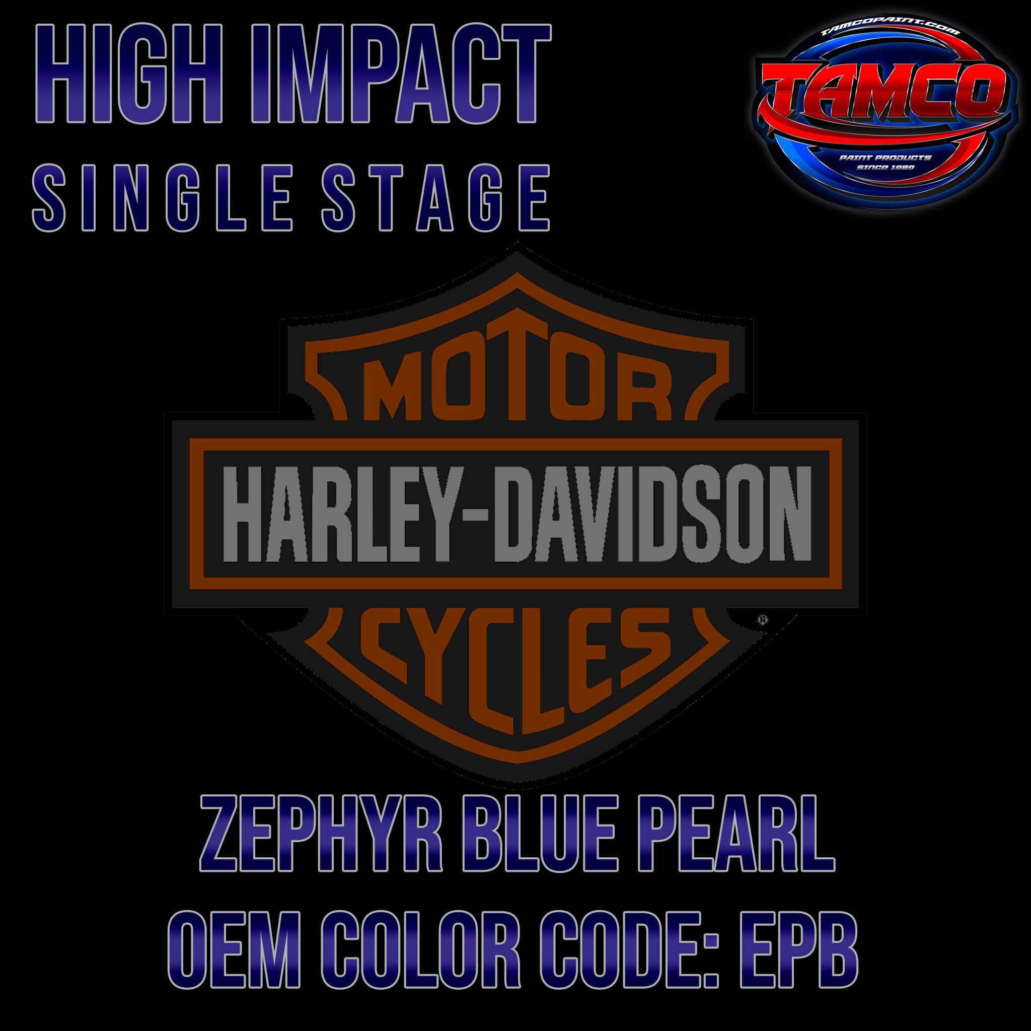 Harley Davidson Zephyr Blue Pearl
