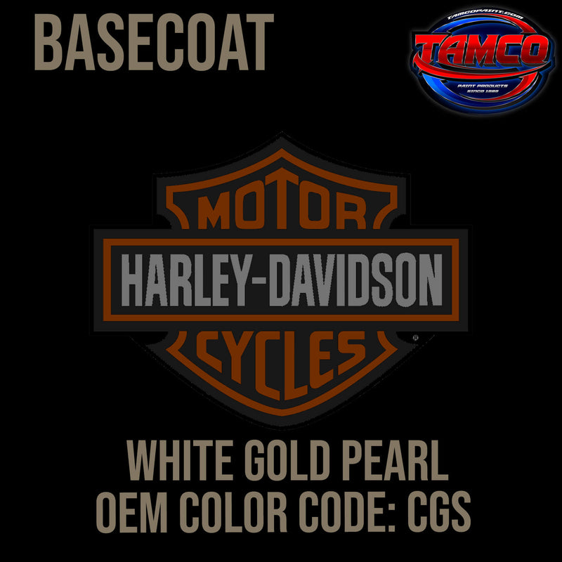 Harley Davidson White Gold Pearl | CGS | 2009 | OEM Tri-Stage Basecoat