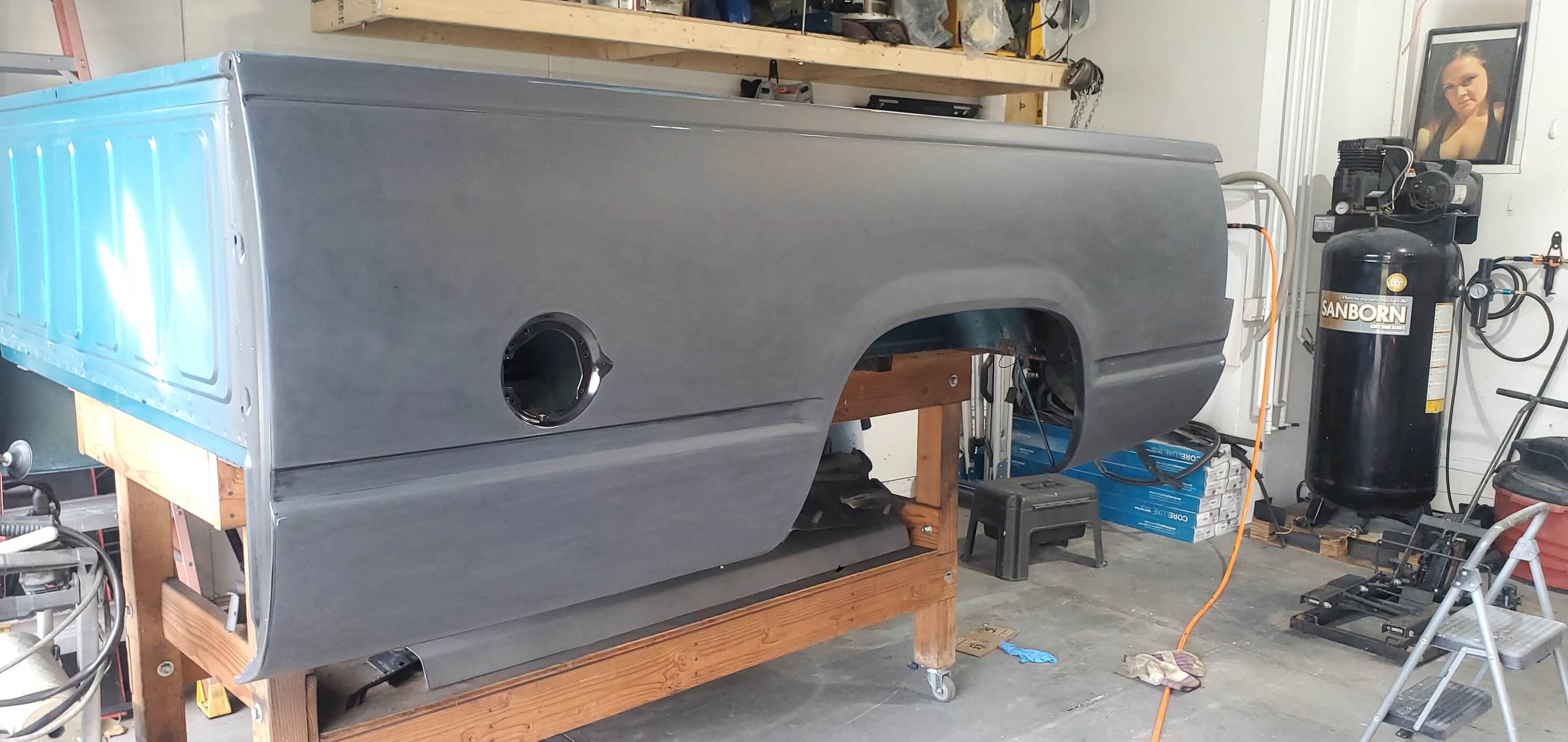 Tamco Paint High Build Epoxy Primer in Car Part