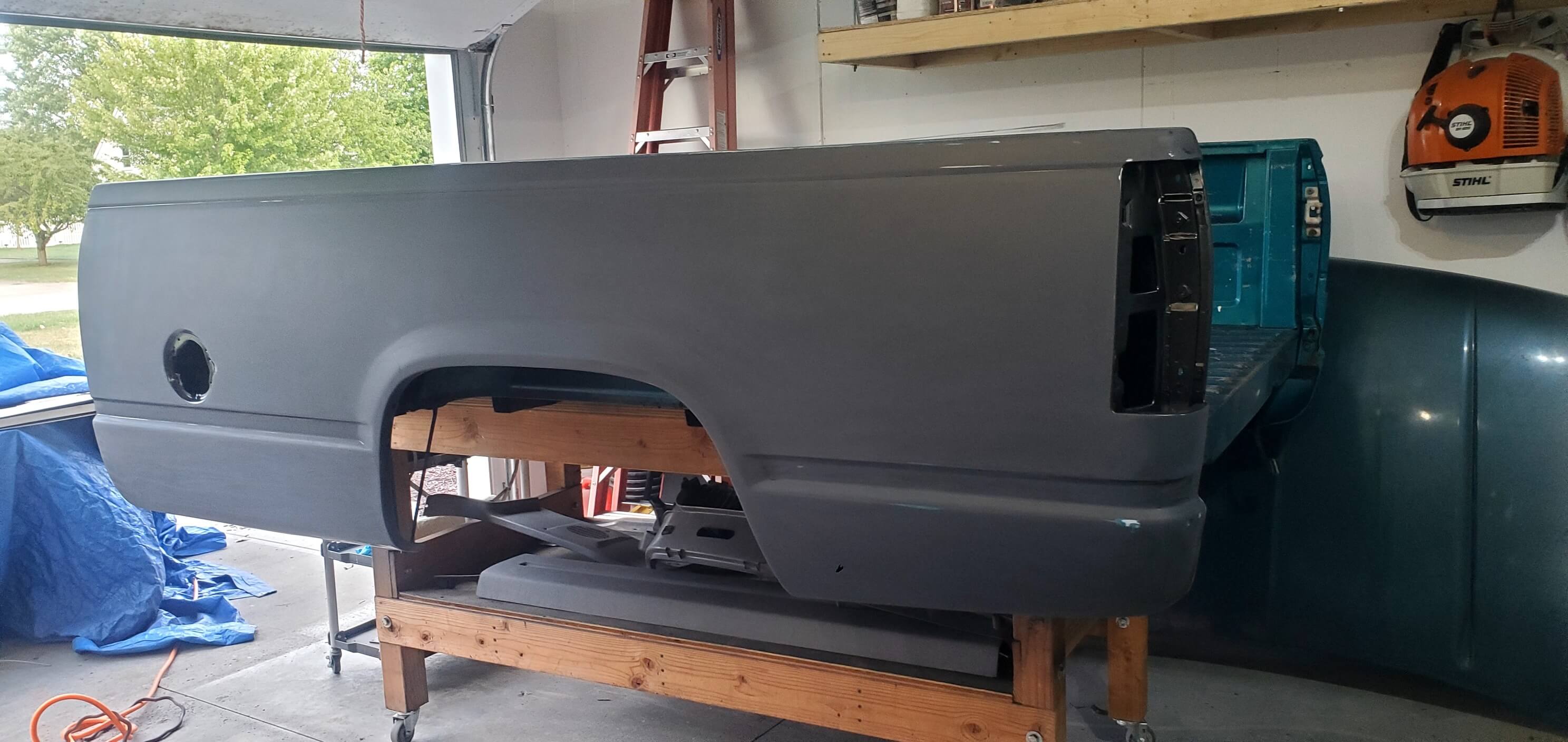 Tamco Paint High Build Epoxy Primer in Car Part