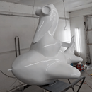 Tamco Paint HP773 White High Build Epoxy Primer on Pelican Statue