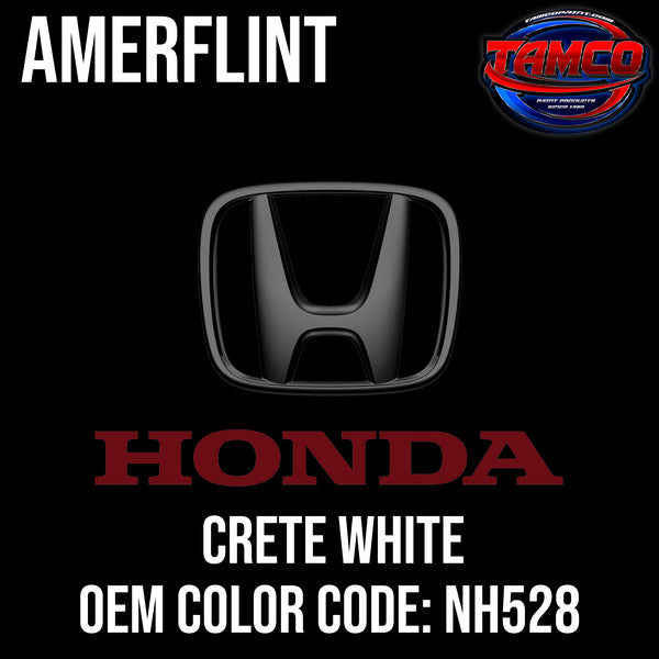 Honda Crete White | NH528 | 1989 | OEM Amerflint II Series Single Stage