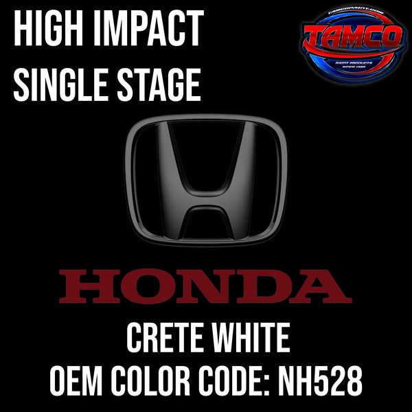 Honda Crete White | NH528 | 1989 | OEM High Impact Series Single Stage