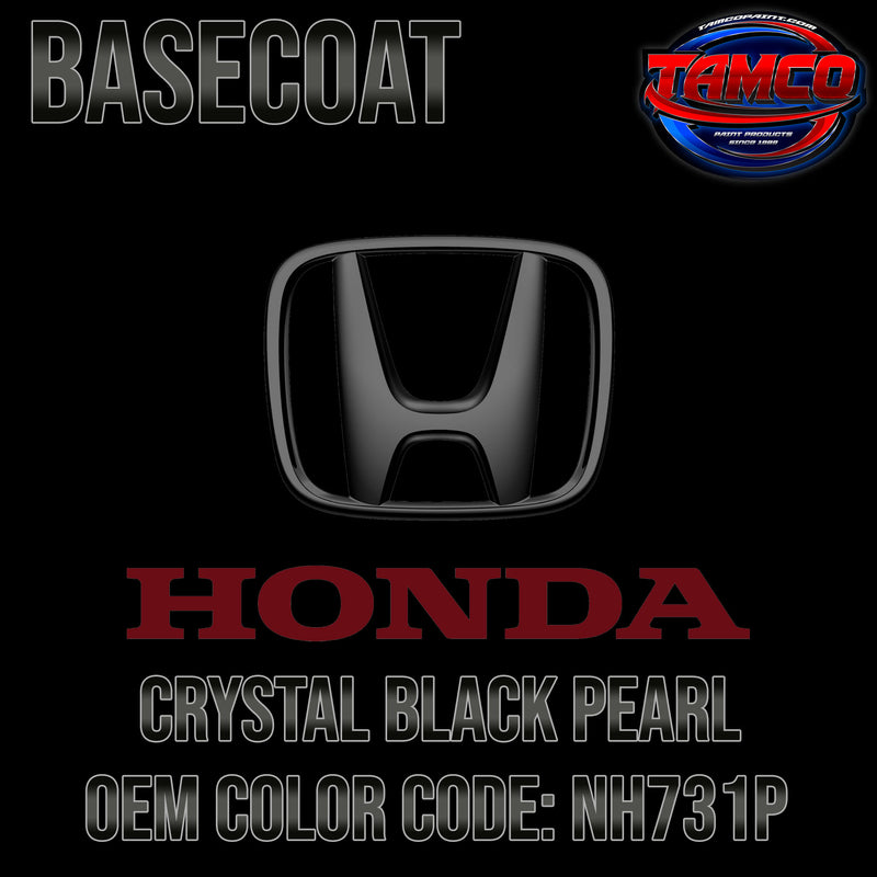 Honda Crystal Black Pearl | NH731P | 2009-2023 | OEM Basecoat