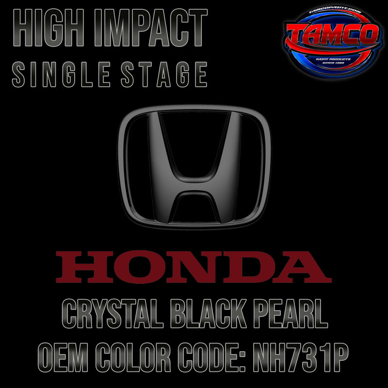 Honda Crystal Black Pearl | NH731P | 2009-2023 | OEM High Impact Single Stage