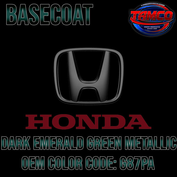 HONDA DARK EMERALD GREEN METALLIC  OEM BASECOAT