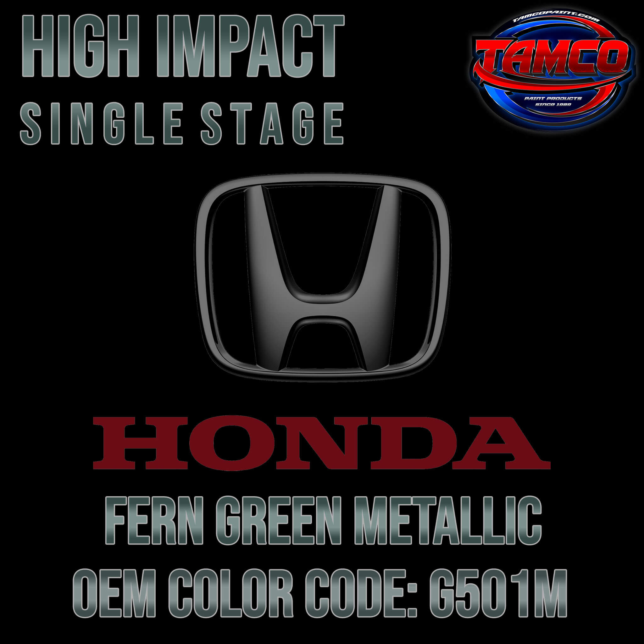 Honda Fern Green Metallic | G501M | 1999-2002 | OEM High Impact Single