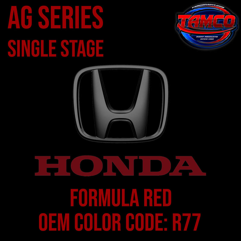 Honda R 77 Color Honda Formula Red | R77 | 1991-1999 | OEM AG Series Single Stage