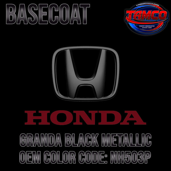 HONDA GRANDA BLACK METALLIC OEM BASECOAT