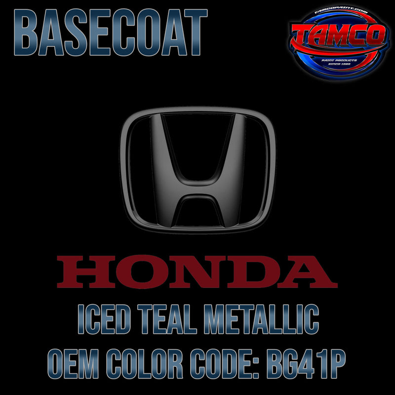 HONDA ICED TEAL METALLIC OEM BASECOAT