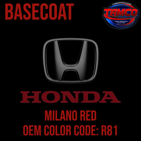 HONDA MILANO RED OEM BASECOAT