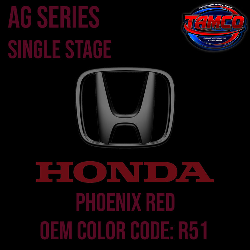 Honda Phoenix Red | R51 | 1985-1991 | OEM AG Series Single Stage