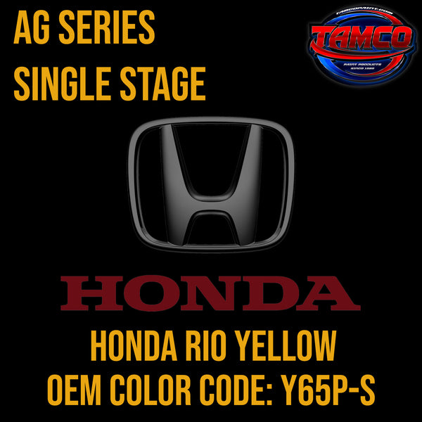 Honda Rio Yellow | Y65P-S | 2006-2009 | OEM AG Series Single Stage