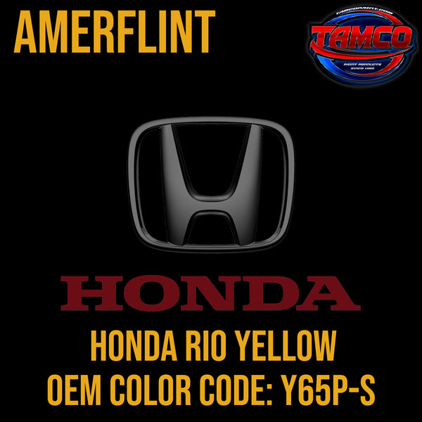 Honda Rio Yellow | Y65P-S | 2006-2009 | OEM Amerflint II Series Single Stage