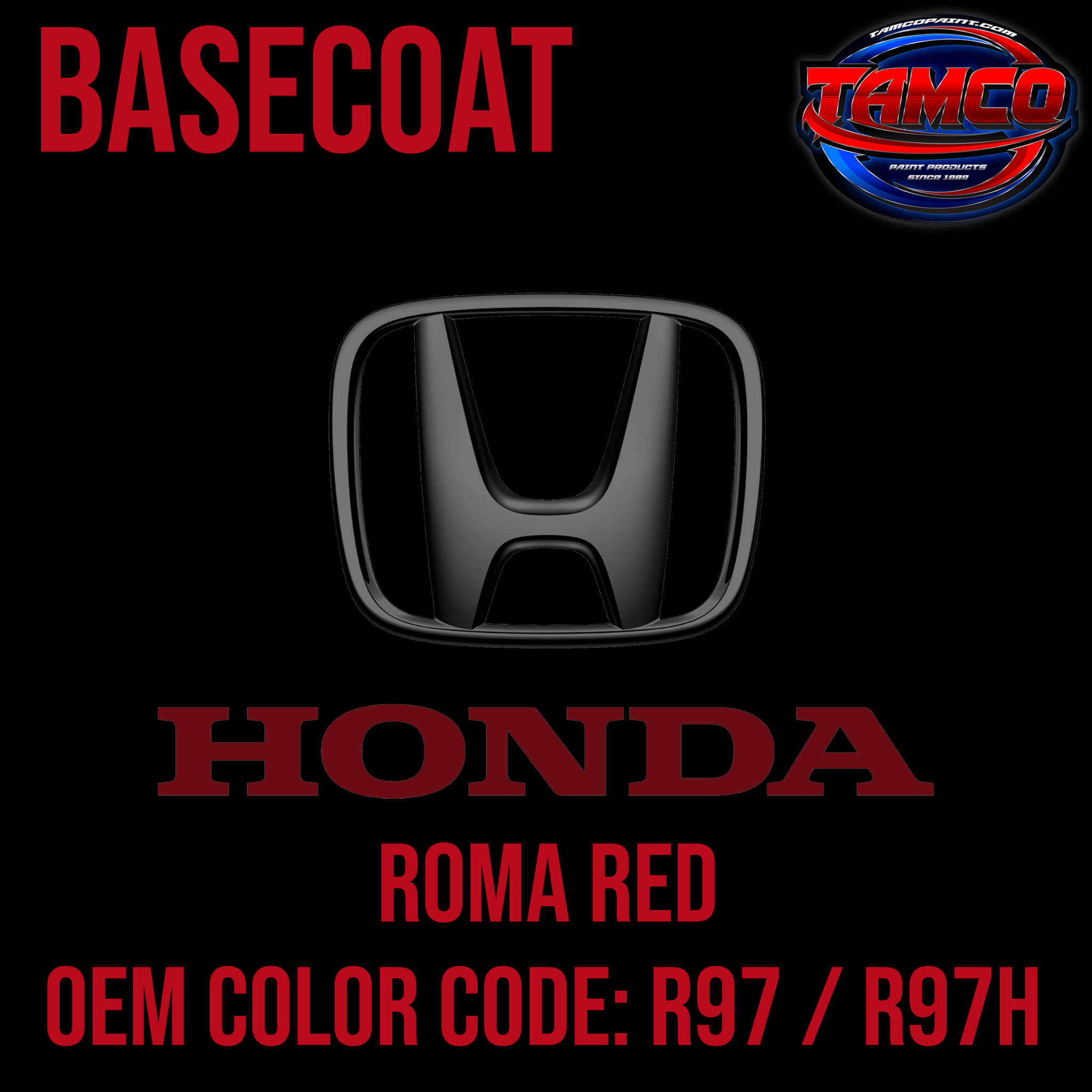 HONDA ROMA RED OEM BASECOAT
